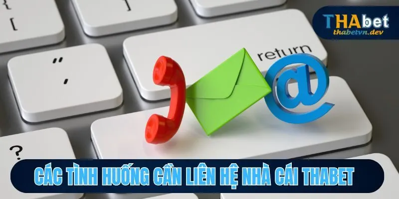 Các tình huống cần liên hệ nhà cái THABET